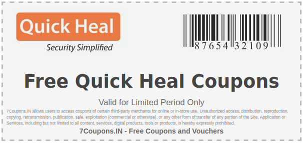 quick heal coupon